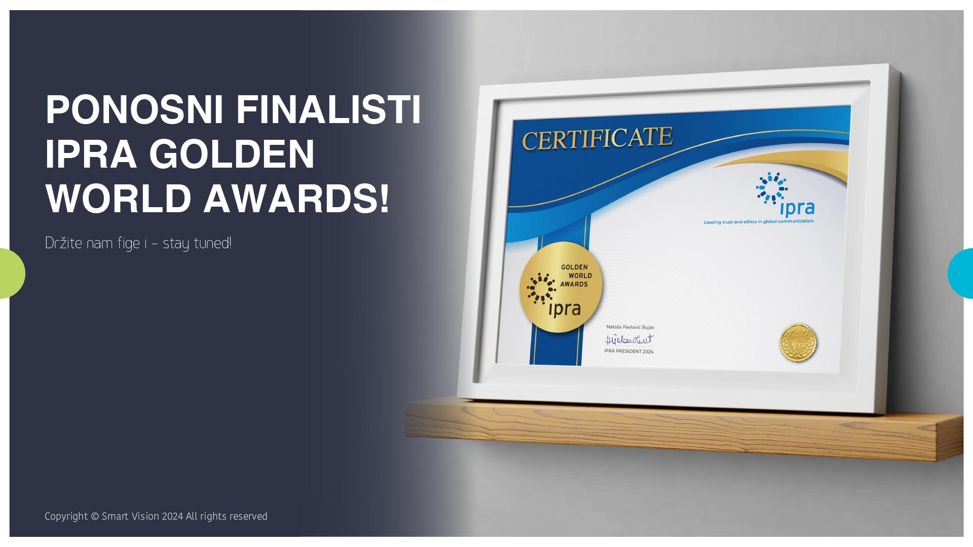 Smart Vision blog Ponosni finalisti IPRA Golden World Awards